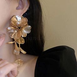 Orecchini strass ciondola ottone&nbsp;FS-WG7F728-01