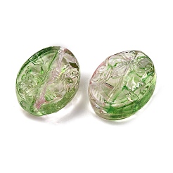 555шт прозрачные двухцветные акриловые бусины MACR-K359-25C