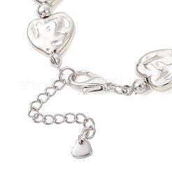 Браслеты из пластиковых бусин Heart CCB&nbsp;BJEW-JB13008-02