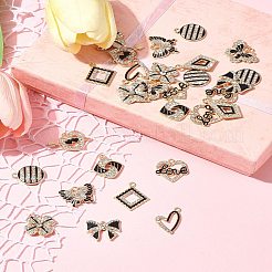 28шт 11 стиля подвески из сплава с эмалью&nbsp;FIND-FS0003-24