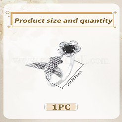 1 шт. латунные открытые манжеты для женщин&nbsp;RJEW-LP0005-06