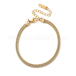 Браслеты-цепочки из нержавеющей стали 304 для женщин&nbsp;BJEW-D338-01G-01