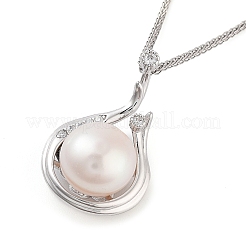 925 стерлингового серебра ожерелья STER-Z009-12P