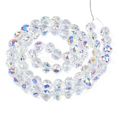 Гальванизируйте прозрачное стекло бисер нитей EGLA-N002-18B-B01