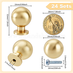 24 шт. алюминиевая ручка для дверцы шкафа&nbsp;FIND-WA0001-13