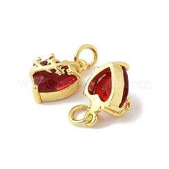 Подвески из латуни и стекла KK-F900-02G