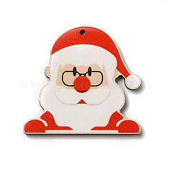 Деревянные подвески с односторонним принтом WOOD-H102-02K