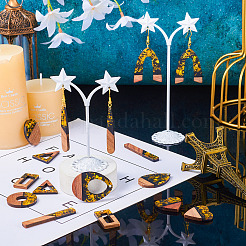 20 шт. подвески из смолы и белого дерева в двух стилях&nbsp;RESI-TA0002-67B