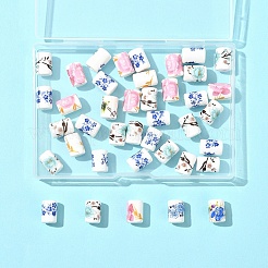 40шт фарфоровые бусины ручной работы PORC-FS0001-15