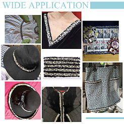 6 ярд хлопковой кружевной ленты&nbsp;DIY-WH0632-71A