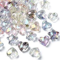 70шт 14 стиля прозрачные акриловые бусины&nbsp;MACR-CJ0002-08