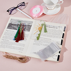 Набор для изготовления акриловых пустых закладок с кисточками FIND-BC0014-36