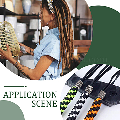 12 шт. 6 стиля столбчатых европейских бусин из нержавеющей стали 304&nbsp;STAS-UN0059-94