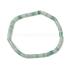 天然グリーンアベンチュリンビーズストレッチブレスレット男性用女性用  内径：2インチ（5.1cm）&nbsp;BJEW-JB11670-04