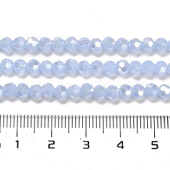 Подставки для стеклянных бусин с имитацией нефрита&nbsp;EGLA-A035-J4mm-B03