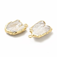 Барочные подвески из натурального жемчуга кеши PEAR-P004-16KCG