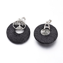 Кулоны из натуральной лавы&nbsp;G-I286-A