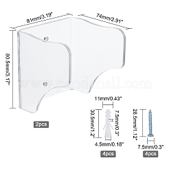 Акриловые подставки для гитары ODIS-WH0011-47