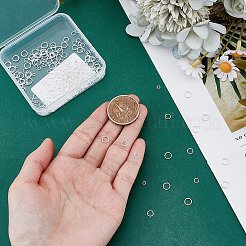 240 шт. 4 стиля стойки с покрытием из латуни соединительные кольца KK-NB0004-10