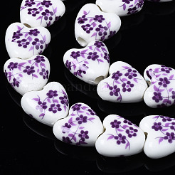 Бусины из фарфора и керамики ручной работы PORC-S502-041F