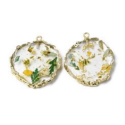 Прозрачные смоляные подвески&nbsp;RESI-D050-15LG