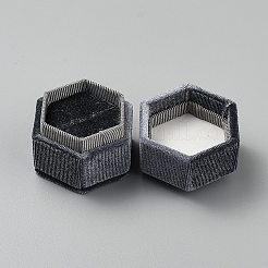 Коробки для упаковки бархатных колец&nbsp;CON-WH20006-008C