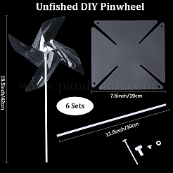 6 шт. ветряная мельница для домашних животных своими руками&nbsp;DIY-CP0013-48A