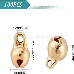 100 шт. подвески-колокольчики из нержавеющей стали 304 STAS-UN0035-56