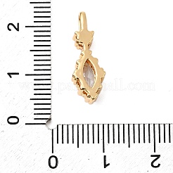 Латунные микро проложить кубического циркония подвески&nbsp;KK-F916-18G-02