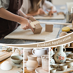 2 шт. 2 стиля инструмента для резки глины из бука&nbsp;AJEW-BC0009-16