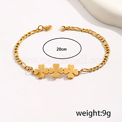 Браслеты-цепочки Figaro из нержавеющей стали 201 EU3707