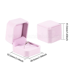 Квадратные бархатные кольца VBOX-BC0001-01