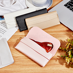 Ahademaker 4 шт. 4 цвета чехол для очков из искусственной кожи AJEW-GA0005-19