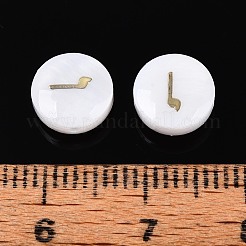 Perles de coquillages naturels d'eau douce&nbsp;LS-BSHE-ZX007-03E