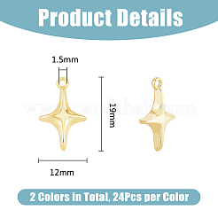 Подвески из сплава 48шт 2 цветов&nbsp;FIND-DC0005-54