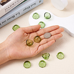 10шт стеклянный конус для изготовления колокольчиков&nbsp;GLAA-TA0002-24A