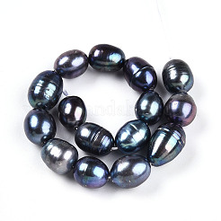 Нити из натурального культивированного пресноводного жемчуга PEAR-N012-09F