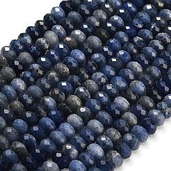 Природный содалит бисер нитей&nbsp;G-C280-A01-02