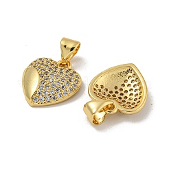 Pendentifs avec zircon cubiques à micro-pavés en laiton&nbsp;KK-N254-135E-G