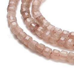 Fragola naturale perle di quarzo fili&nbsp;G-H042-B19-01