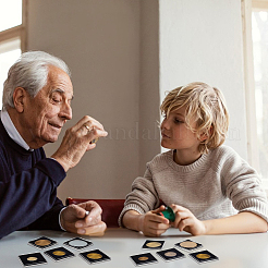 Квадратный прозрачный пластиковый контейнер для хранения монет CON-WH0113-06