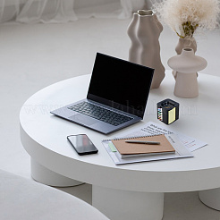 Пластиковый выдвижной держатель для заметок и рулонный диспенсер для липких заметок&nbsp;AJEW-WH0695-247B