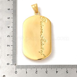 Grands pendentifs en acier inoxydable chirurgical 316l&nbsp;STAS-B059-01G-03