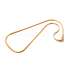 Collane a spina di pesce in acciaio inossidabile 304&nbsp;X-STAS-M174-015G-03