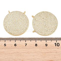 Latón pavimentar colgantes de circonita cúbica transparente&nbsp;KK-L275-44G-02