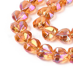 Гальванизируйте прозрачное стекло бисер нитей&nbsp;EGLA-B012-AB14