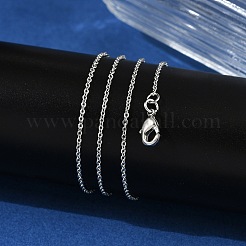 1 мм стойка покрытие латунный кабель цепи ожерелья для женщин мужчин MAK-L044-23P