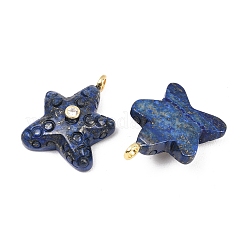 Lapis naturelles teints pendentifs lazuli&nbsp;X-G-H353-01G-05