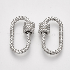 Латунные брелоки с карабином KK-T047-02P