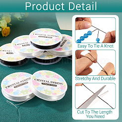 10 рулон 10 видов круглой эластичной кристаллической нити&nbsp;EW-TA0001-08